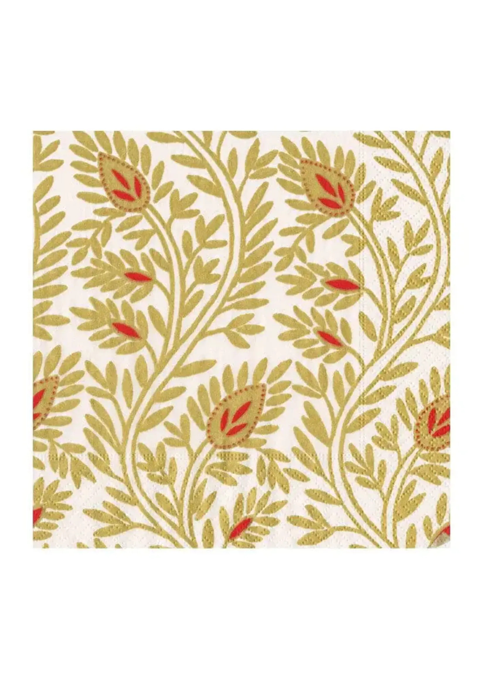 Caspari Cocktail Napkins : Samsara Gold