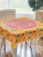 Oh My Mahjong Tablecloth : Bagua Blossom