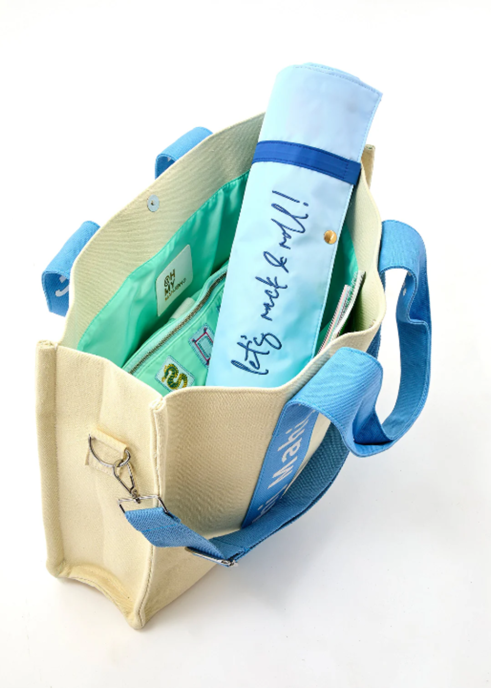 Oh My Mahjong Mahj It All Bag Light Blue