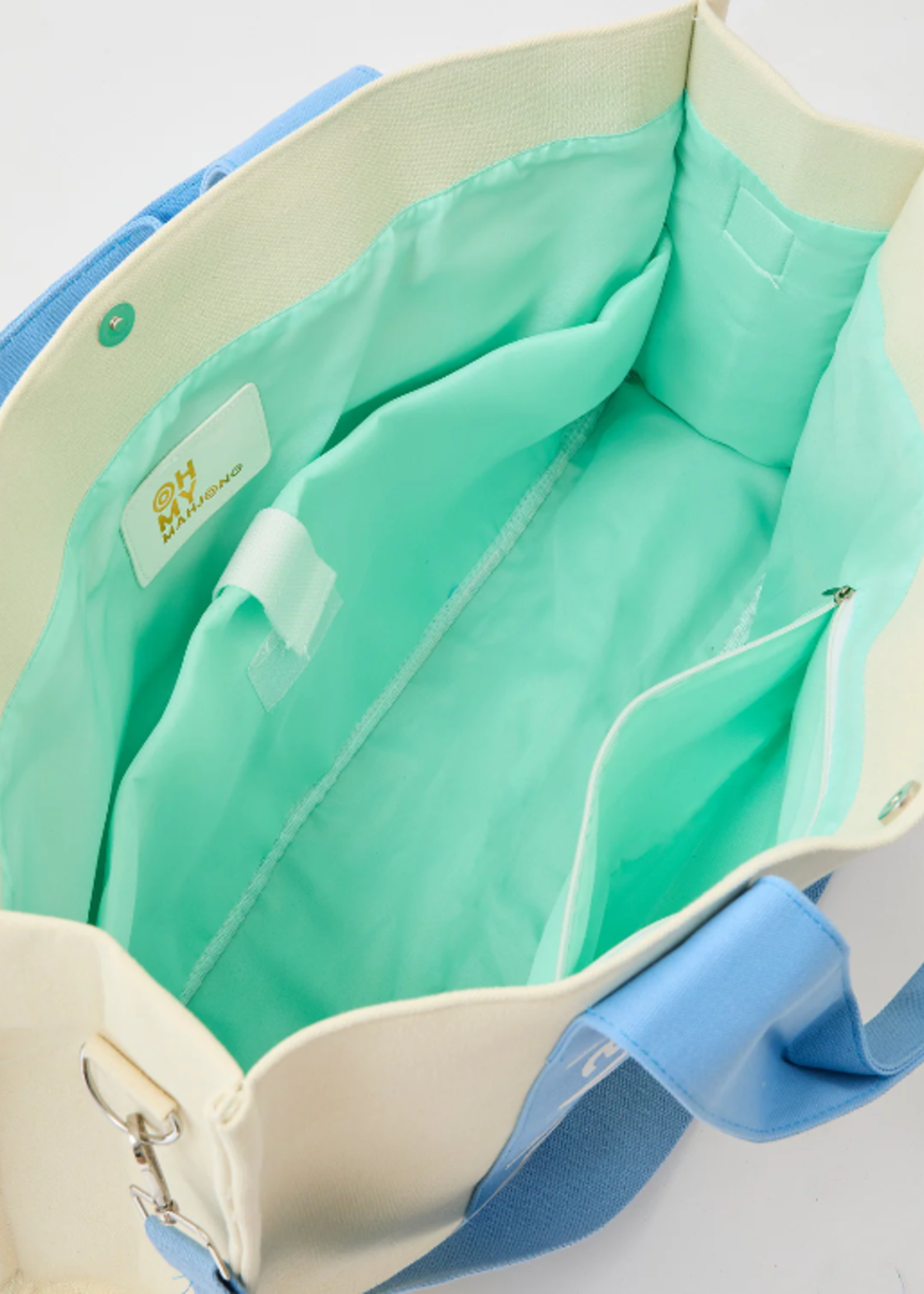 Oh My Mahjong Mahj It All Bag Light Blue