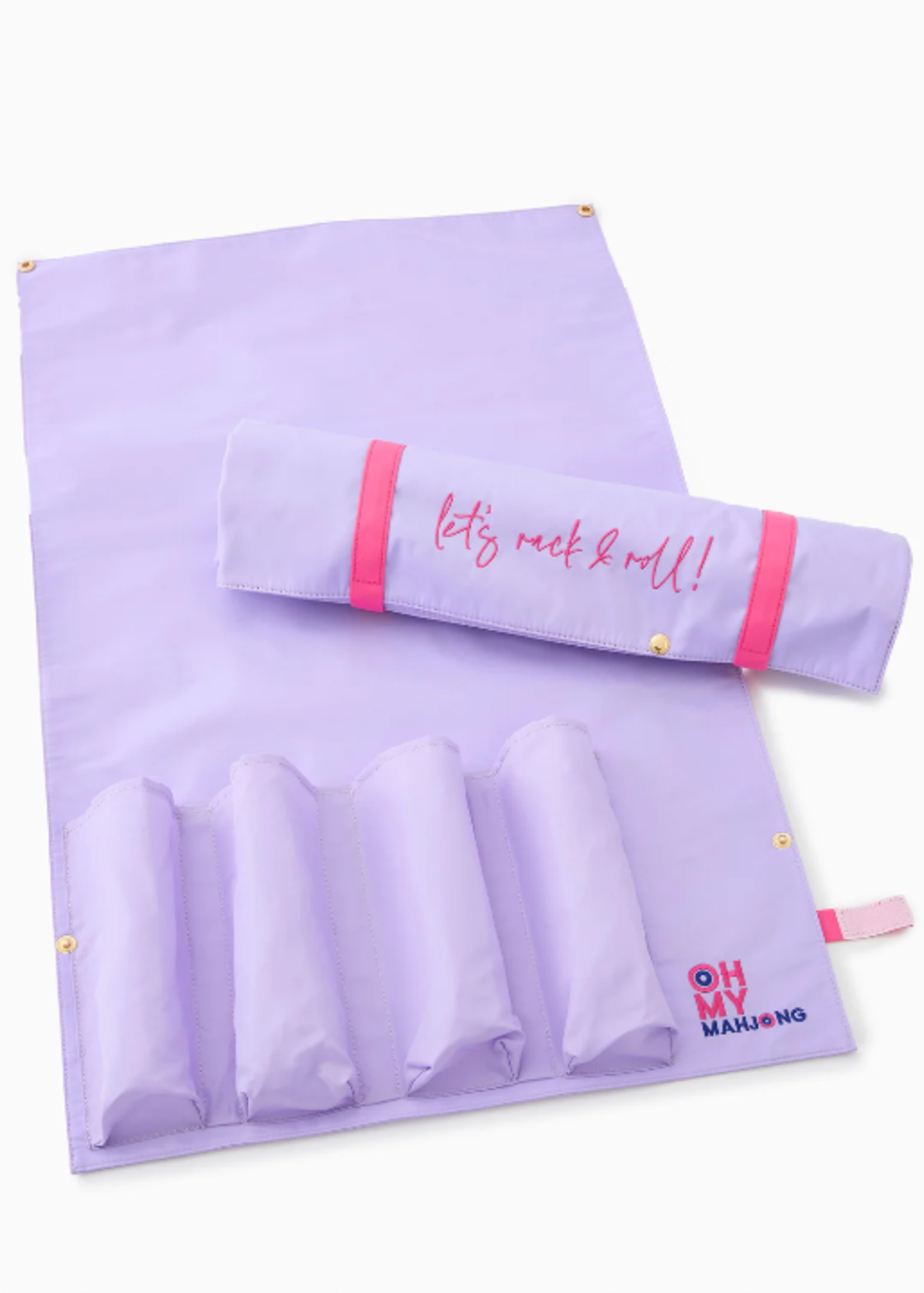 Oh My Mahjong Let's Rack & Roll Bag : Lilac
