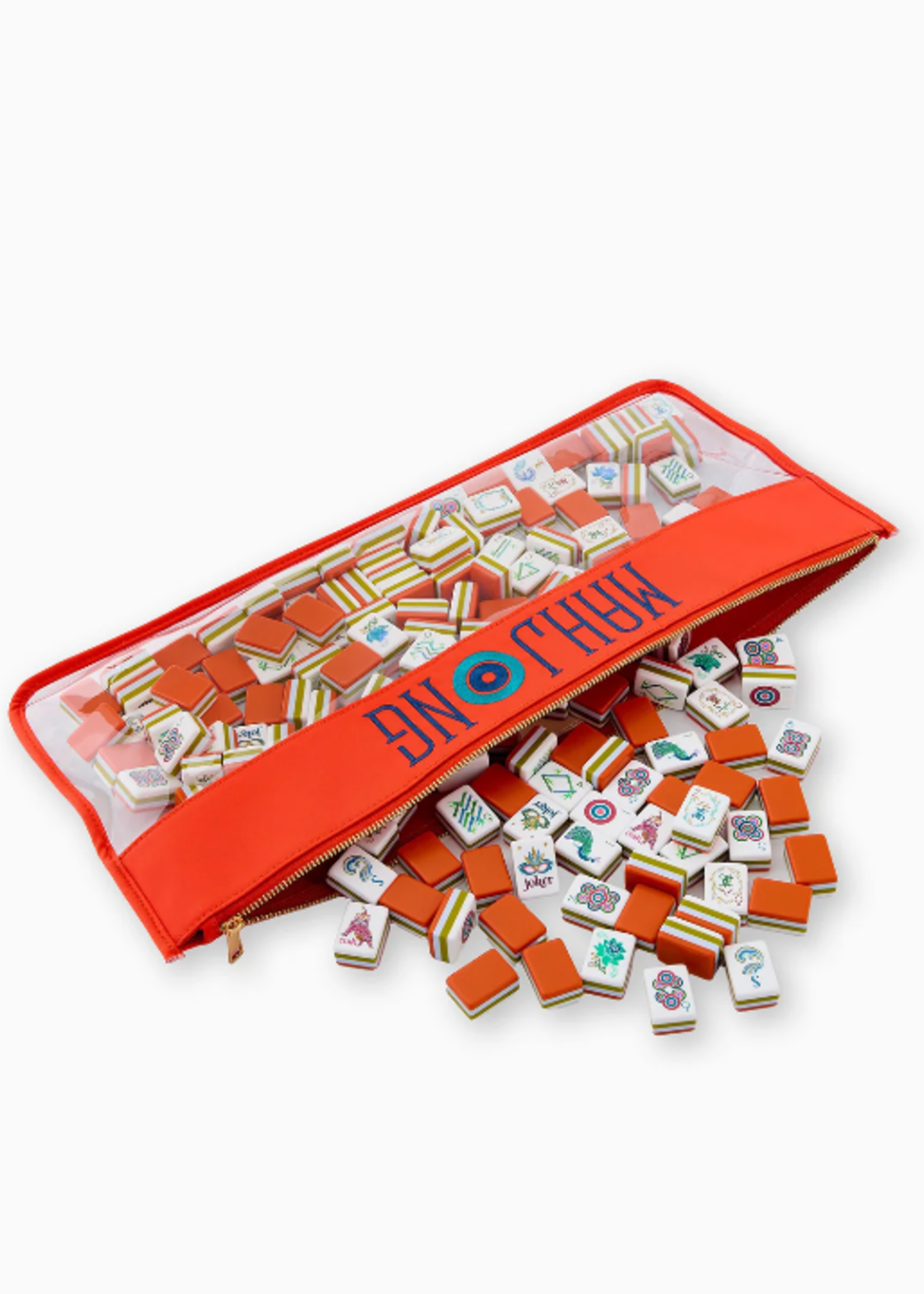 Oh My Mahjong Tile Bag : Burnt Orange