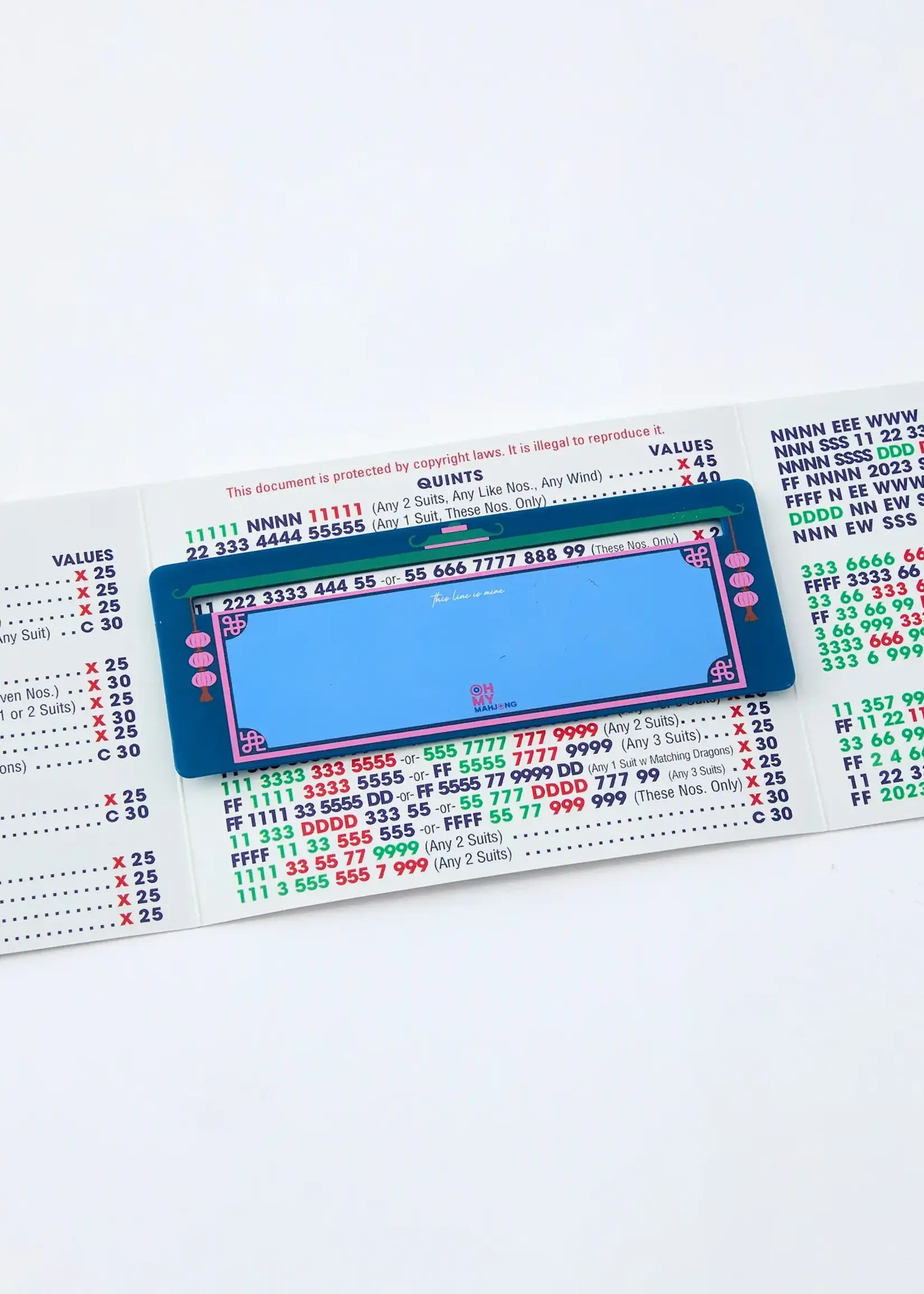 Oh My Mahjong Line Finder : Navy