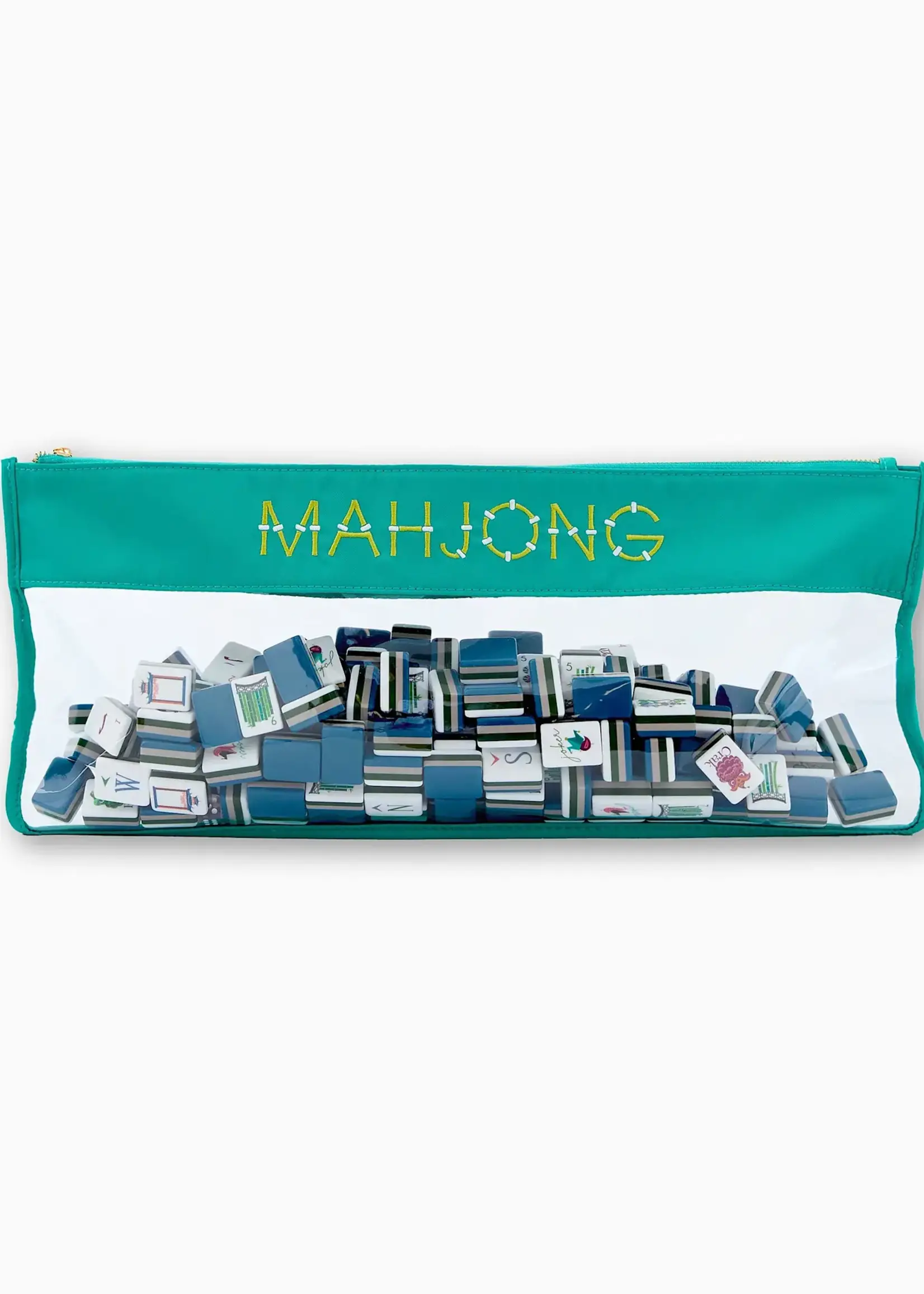 Oh My Mahjong Tile Bag : Aqua Bamboo
