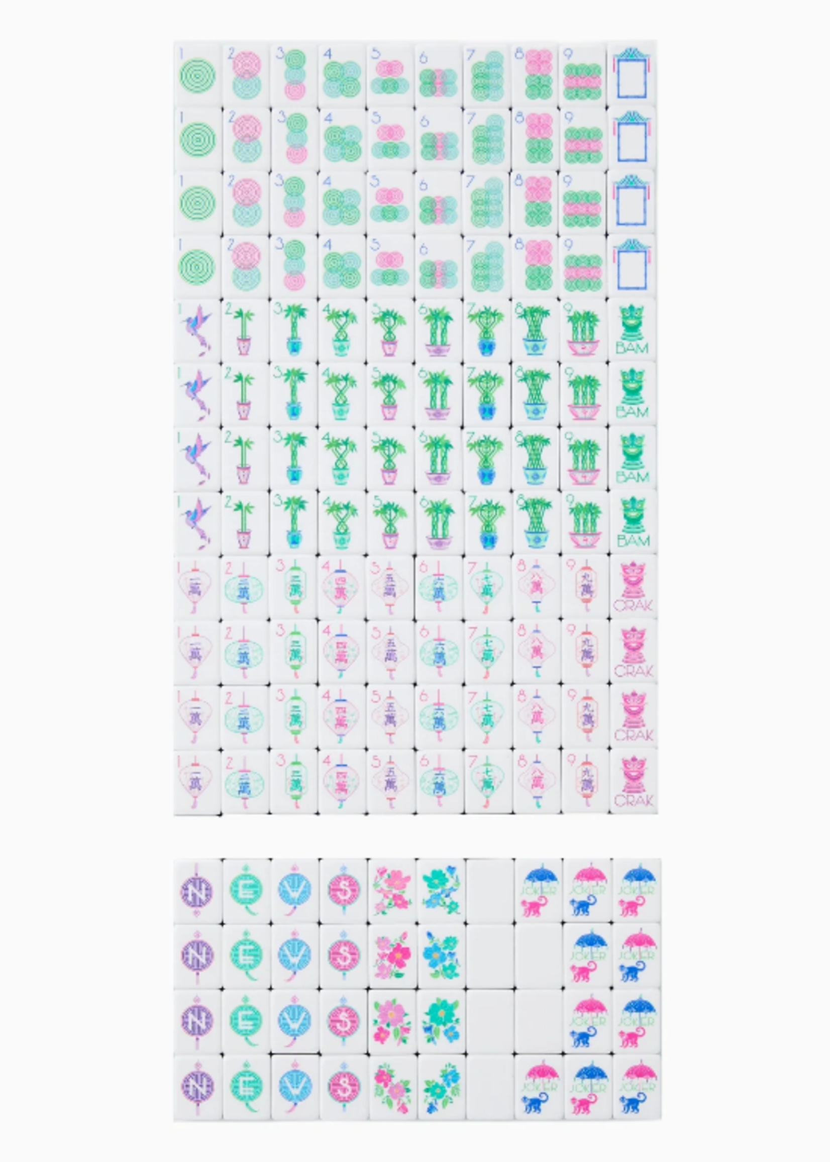 Oh My Mahjong Tiles : Jasmine