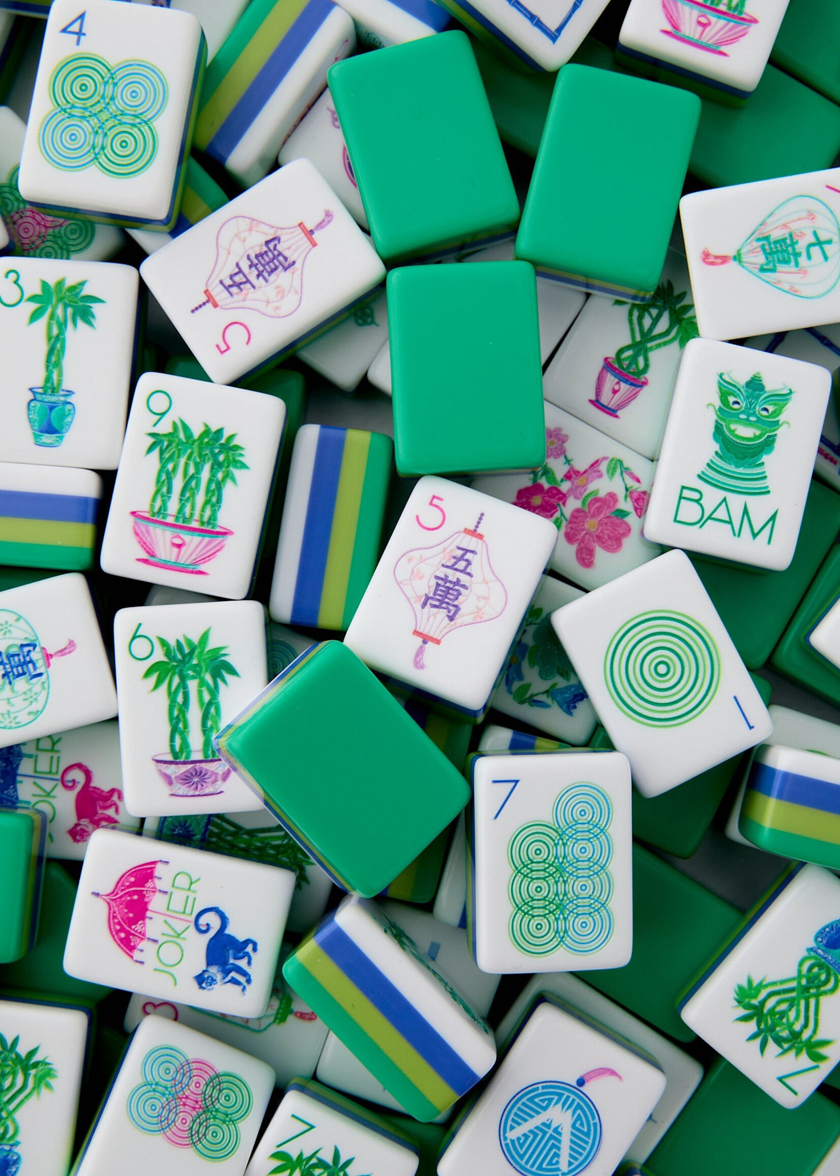 Oh My Mahjong Tiles : Jasmine