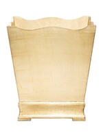 Vietri Florentine Gold Waste Basket