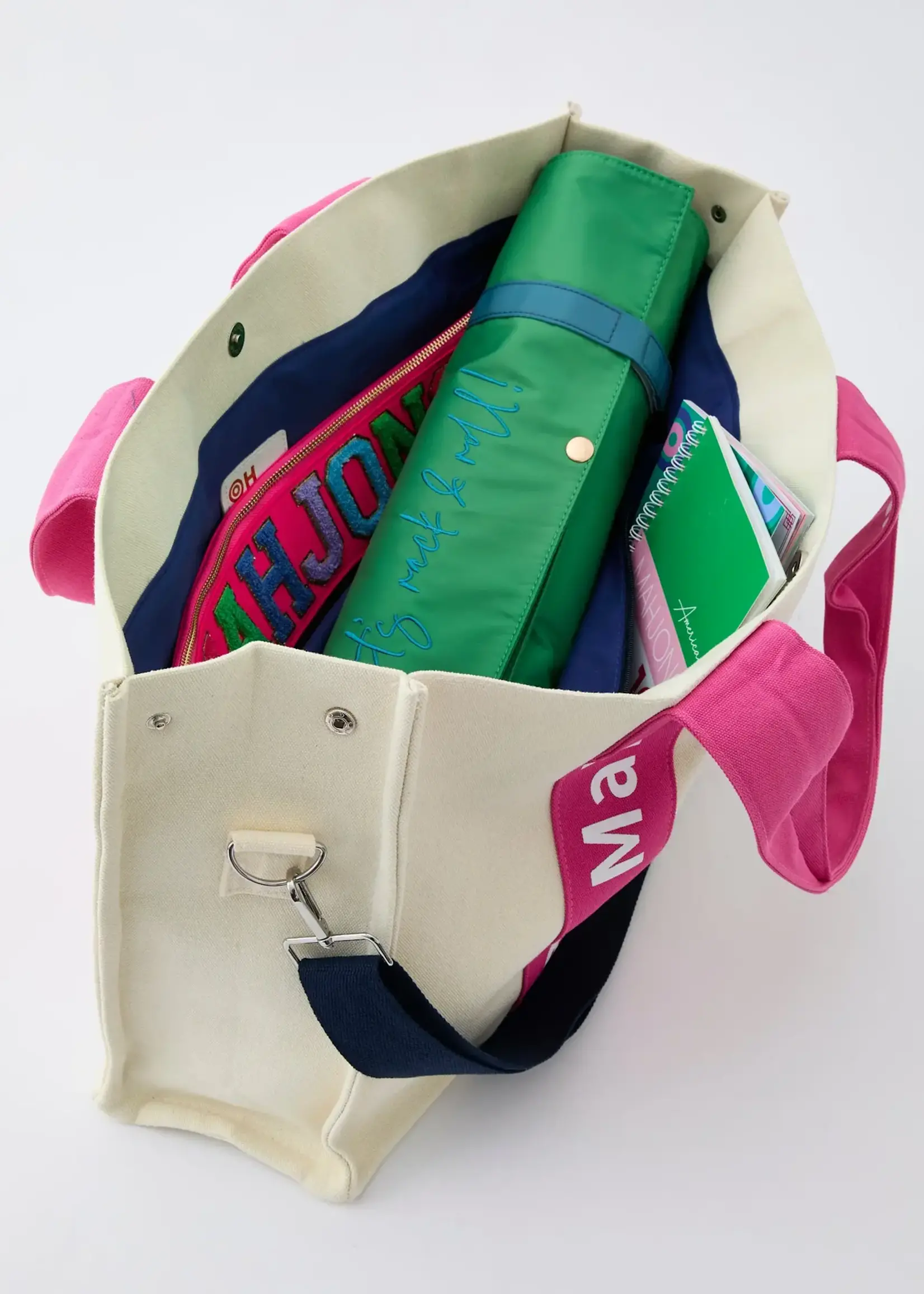 Oh My Mahjong Mahj It All Bag Pink