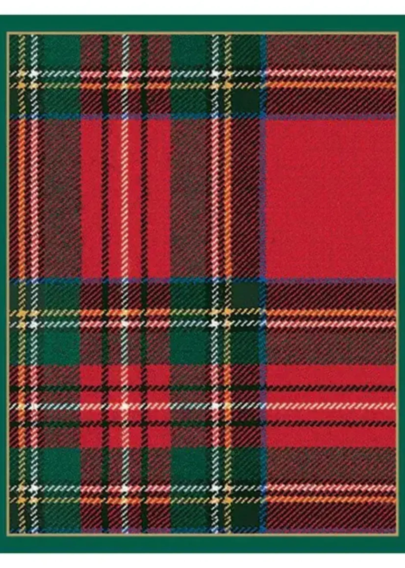 Caspari Bridge Tallies - Plaid