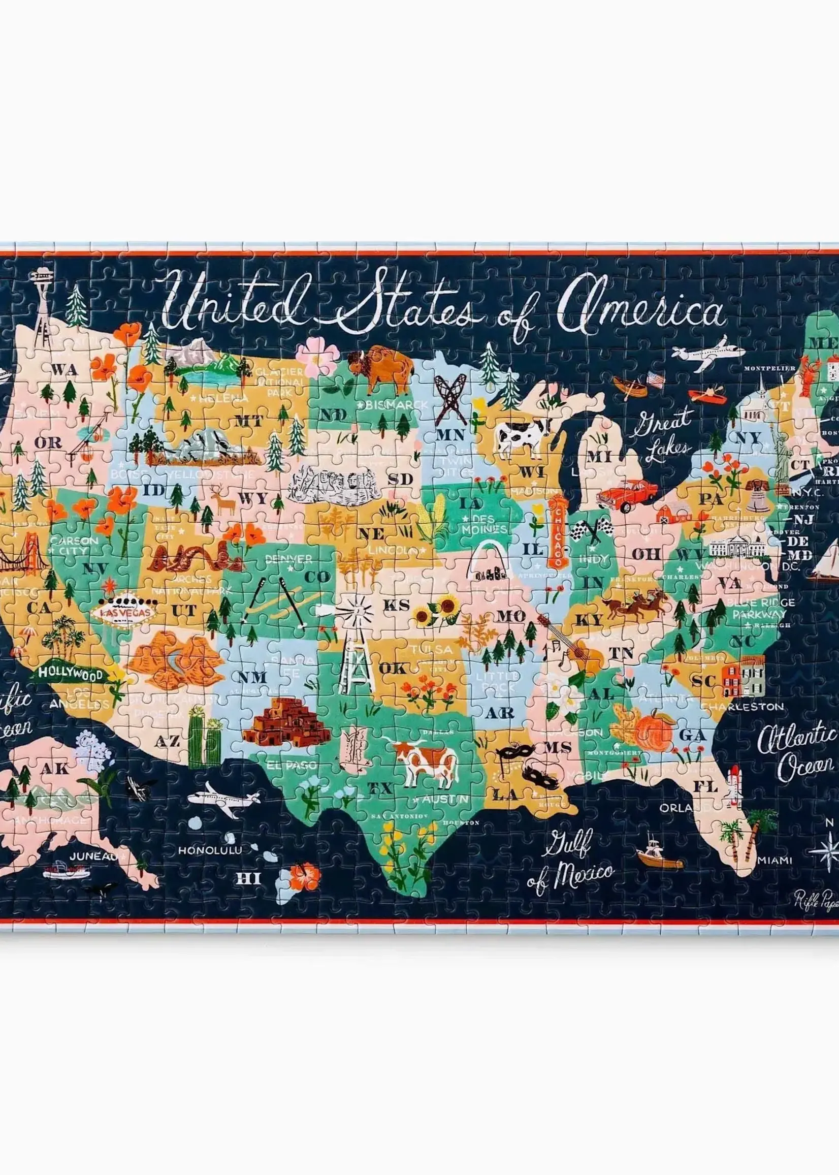 Rifle Paper American Road Trip Puzzle