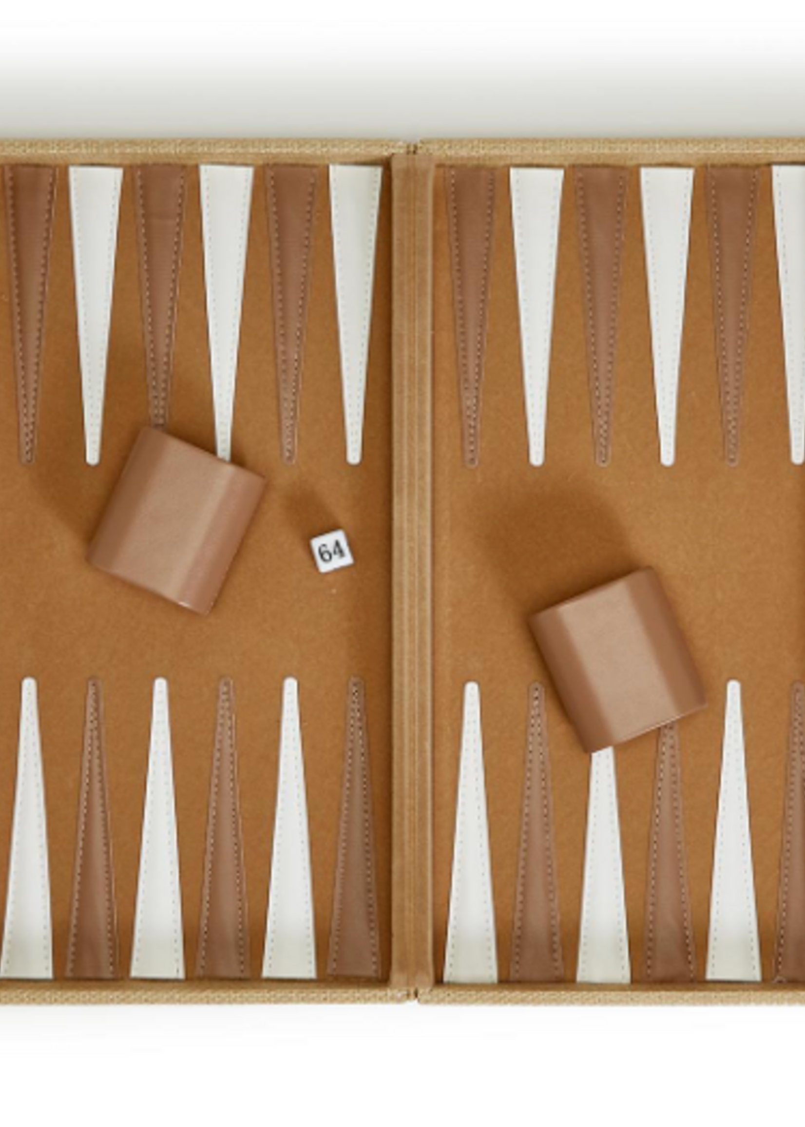 Two’s Company Terra Cane Backgammon Game