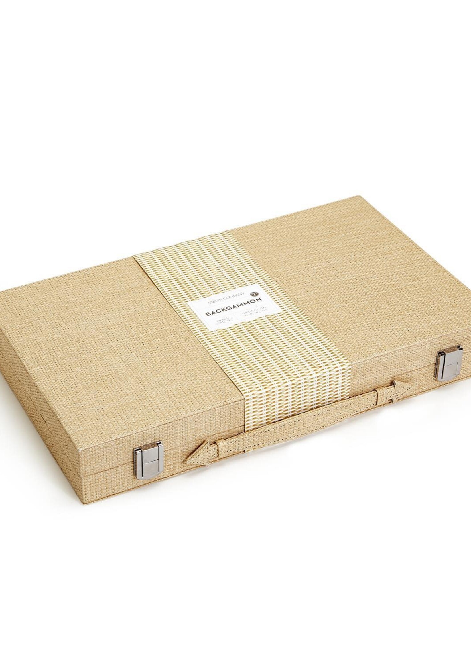 Two’s Company Terra Cane Backgammon Game