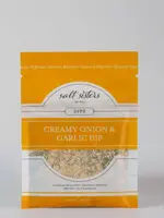 Salt Sisters Creamy Onion & Garlic Dip 1 oz.