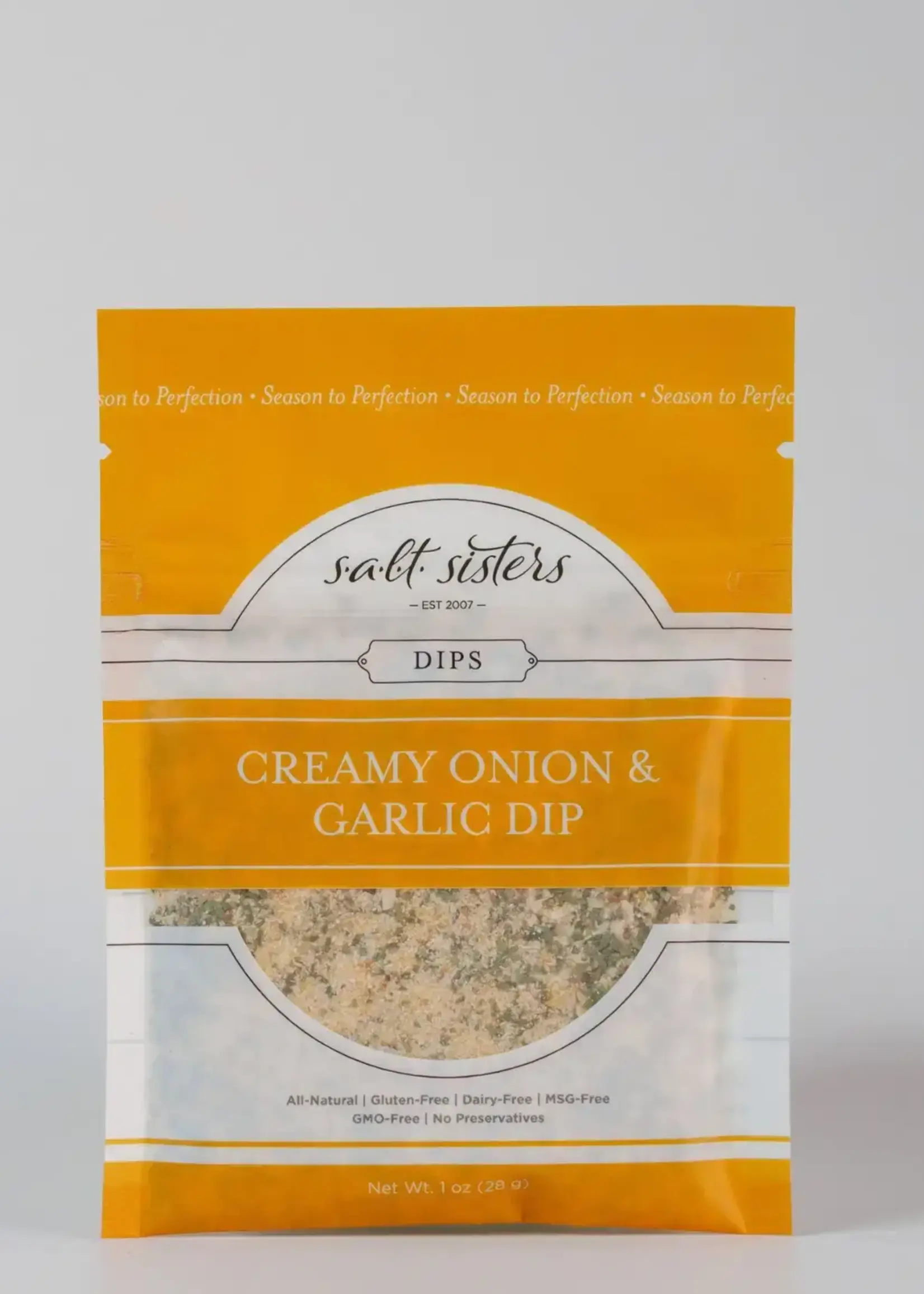 Salt Sisters Creamy Onion & Garlic Dip 1 oz.