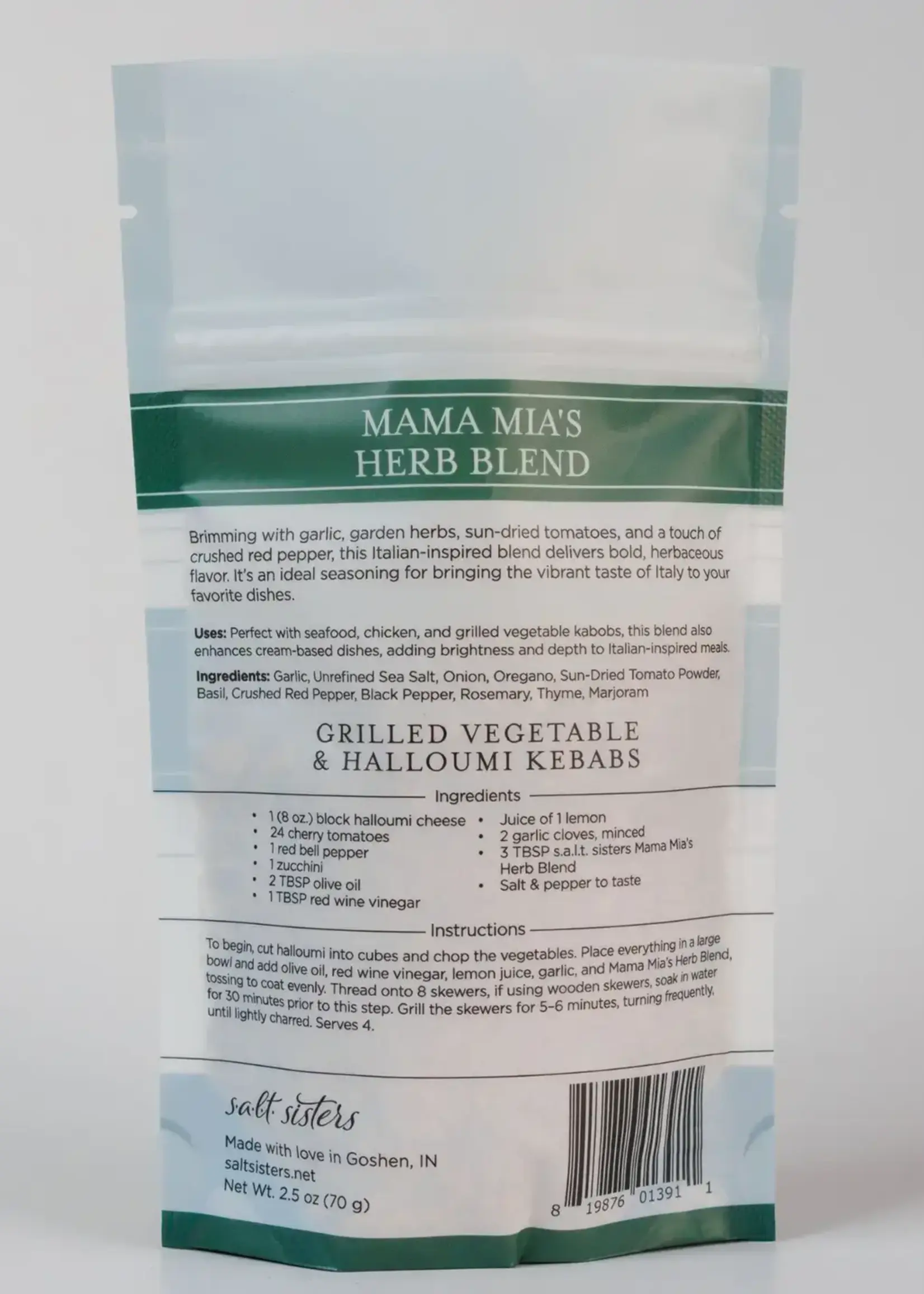 Salt Sisters Mama Mia Herb Blend