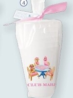 Taylor Paladino Mahjong Dogs Frosted Cups