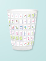 Taylor Paladino Mahjong Tiles Frosted Cups