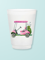 Taylor Paladino Golf Cart Frosted Cups