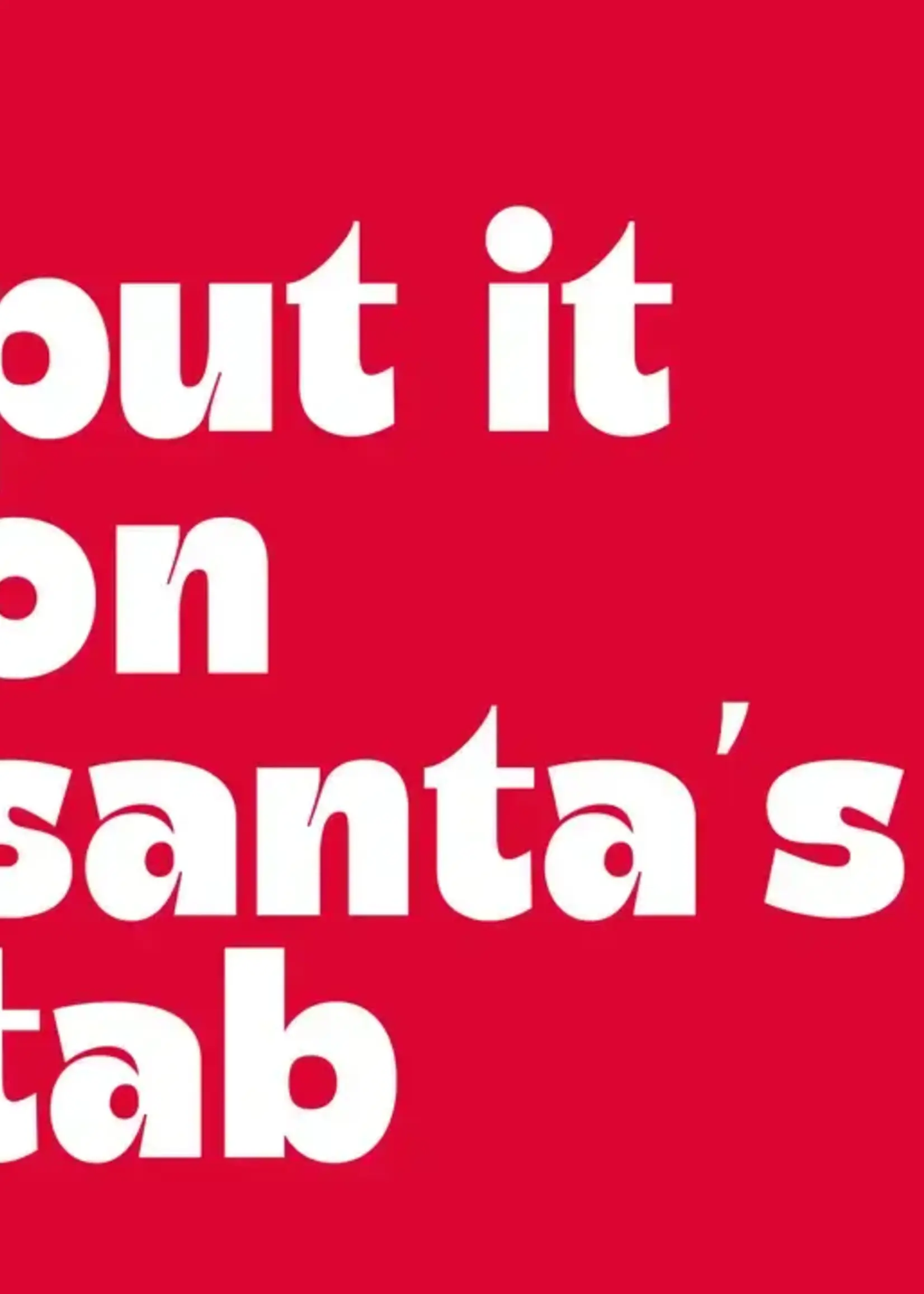 Soiree Sisters Cocktail : Put it on Santa's Tabe