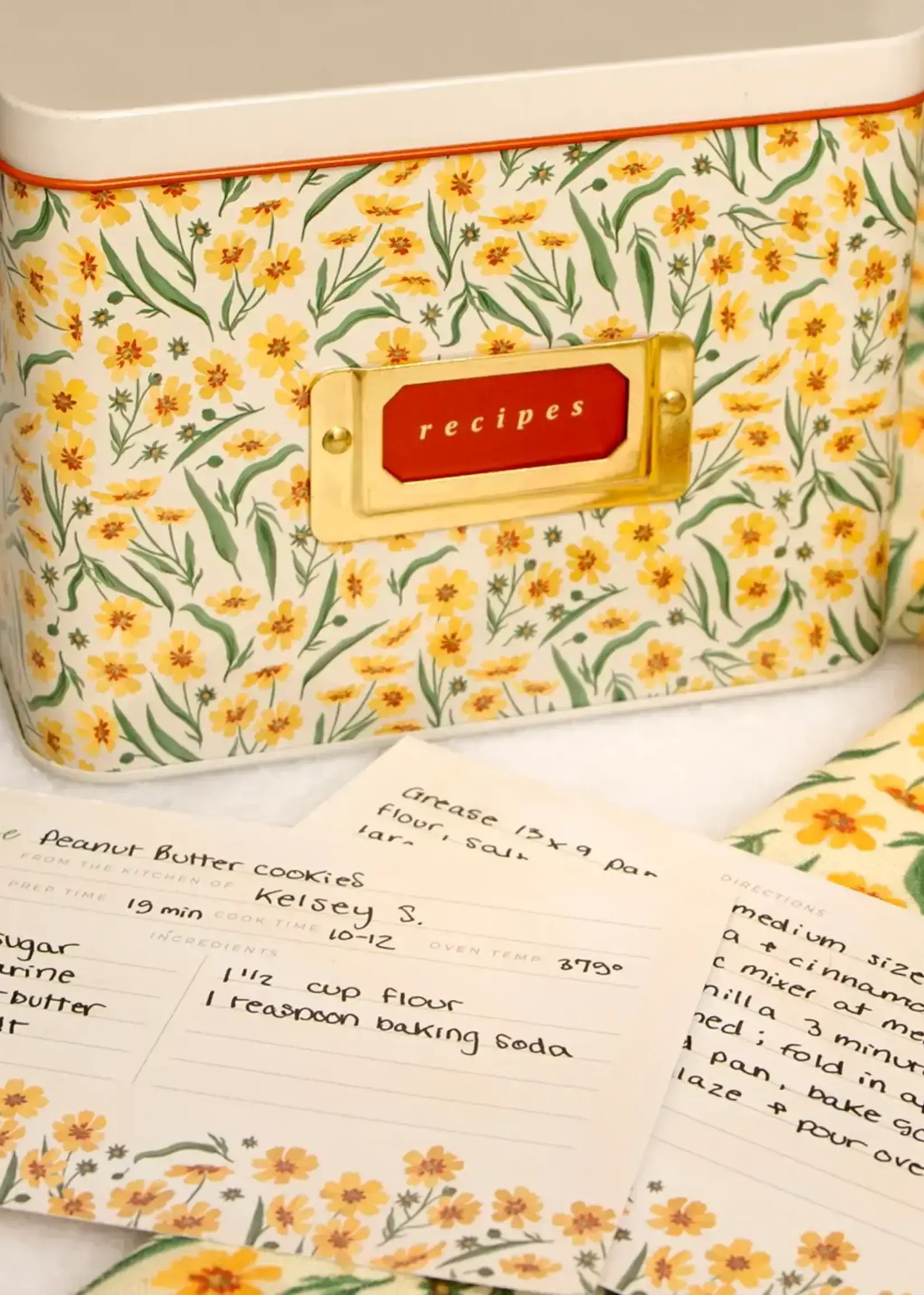 1Canoe2 Letterpress Goldenmane Recipe Box