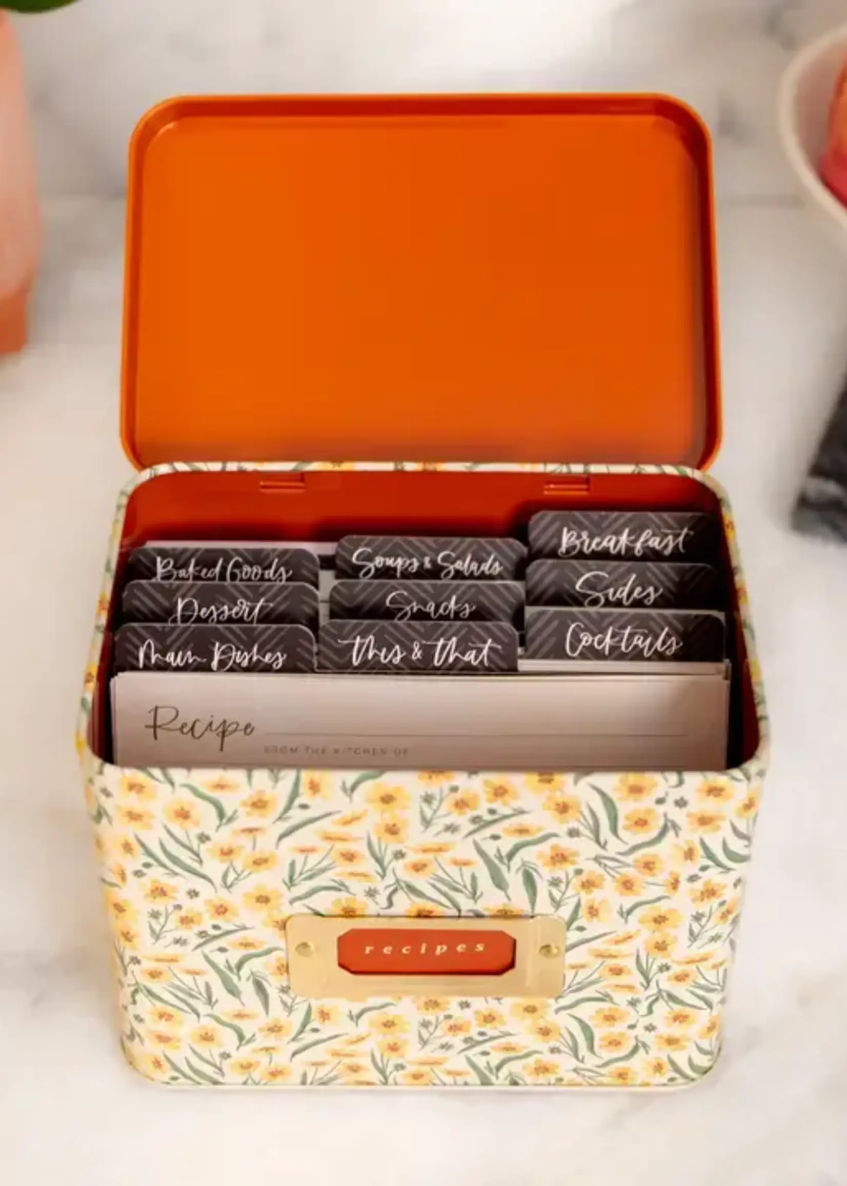 1Canoe2 Letterpress Goldenmane Recipe Box