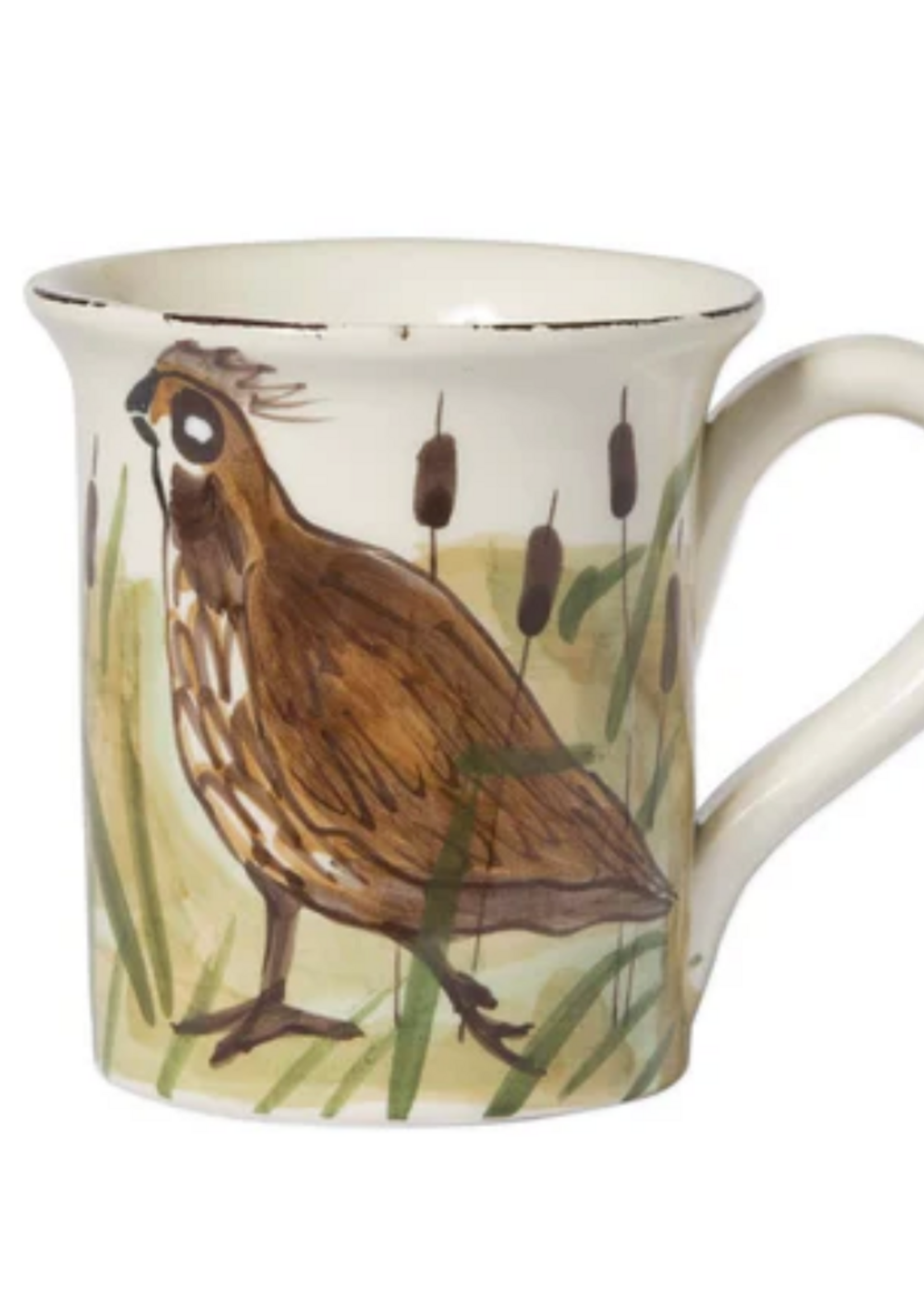 Vietri Wildlife Quail Mug