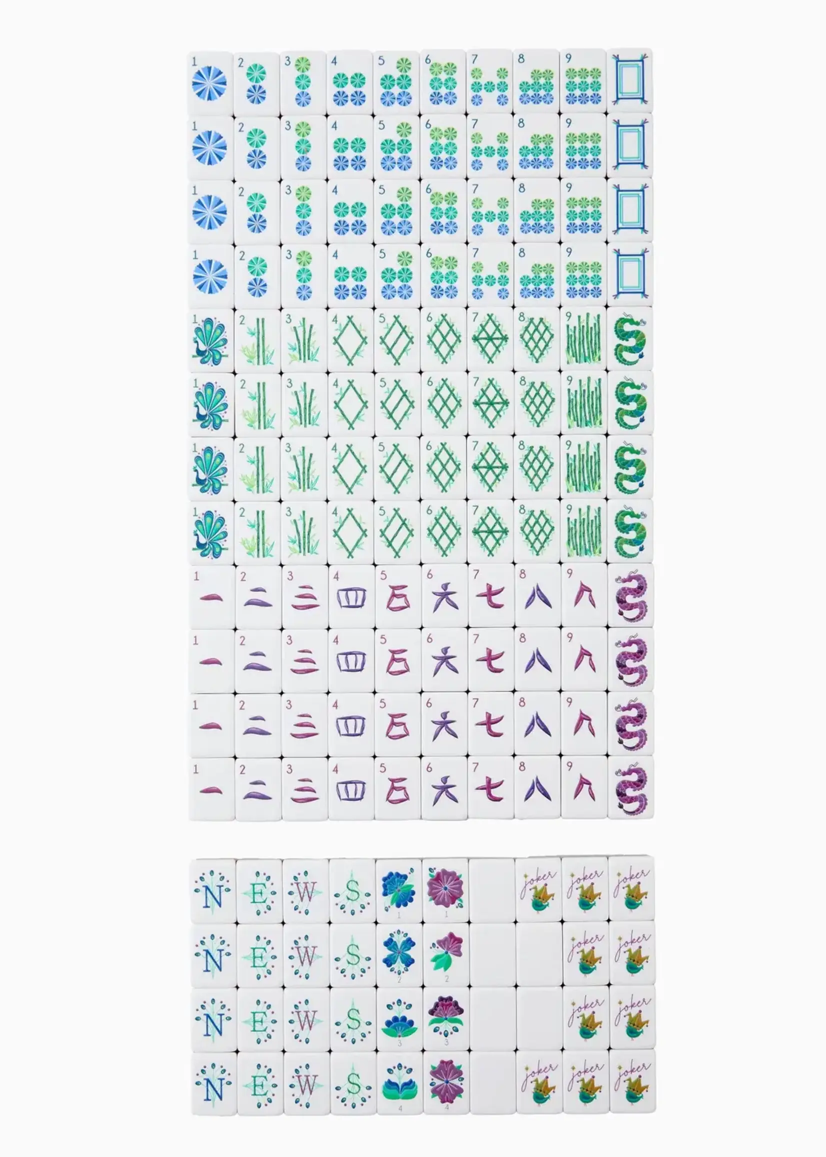 Oh My Mahjong Tiles : Lagoon