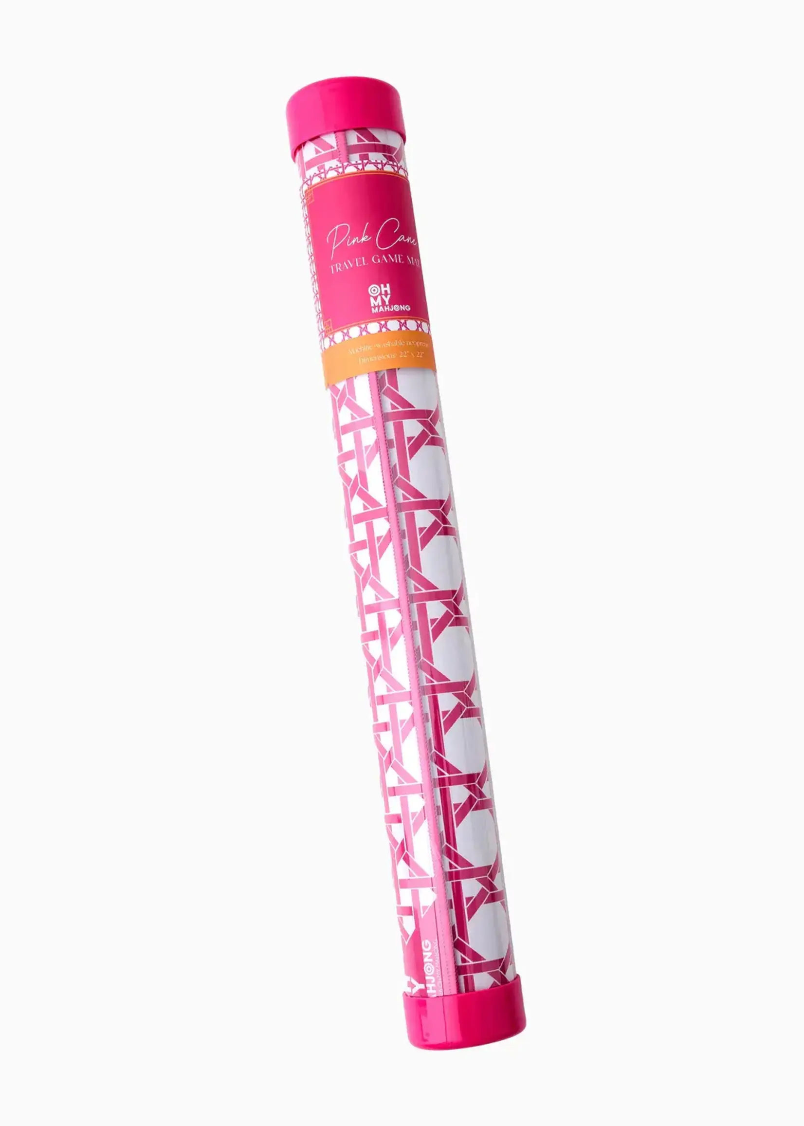 Oh My Mahjong Mini Mat : Pink Cane
