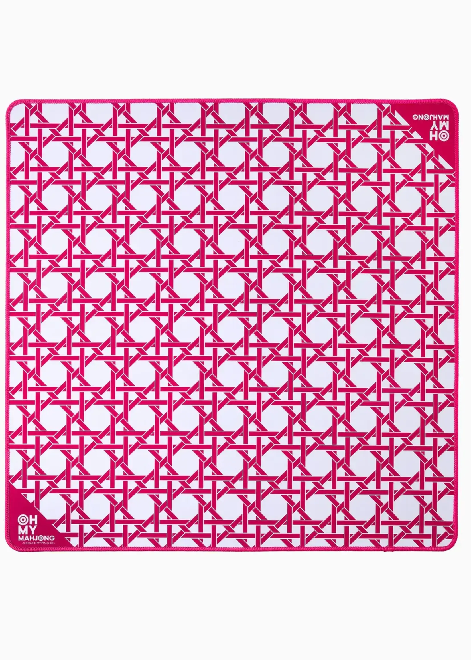 Oh My Mahjong Mini Mat : Pink Cane