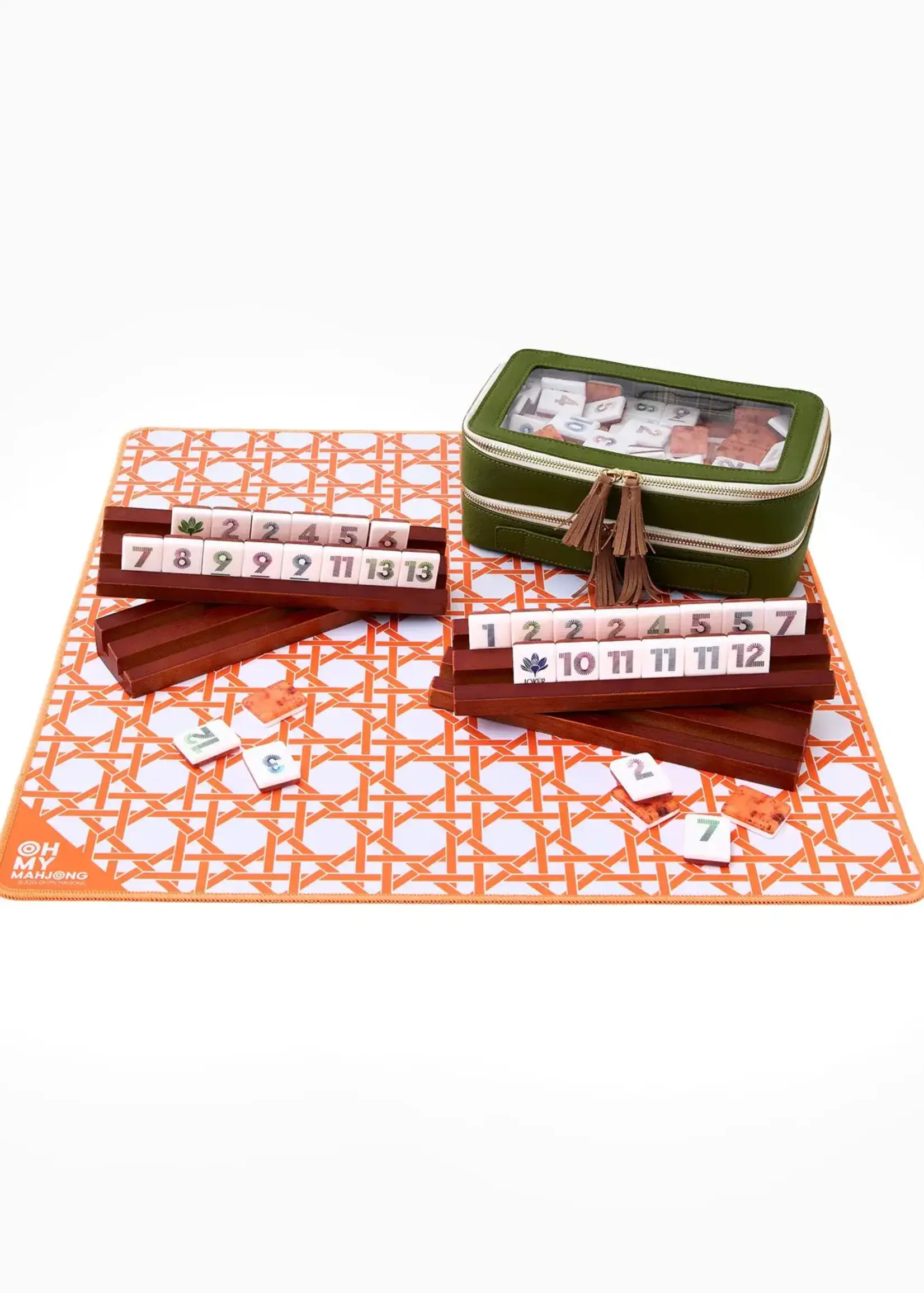 Oh My Mahjong Mini Mat : Orange Cane