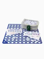 Oh My Mahjong Mini Mat : Blue Cane