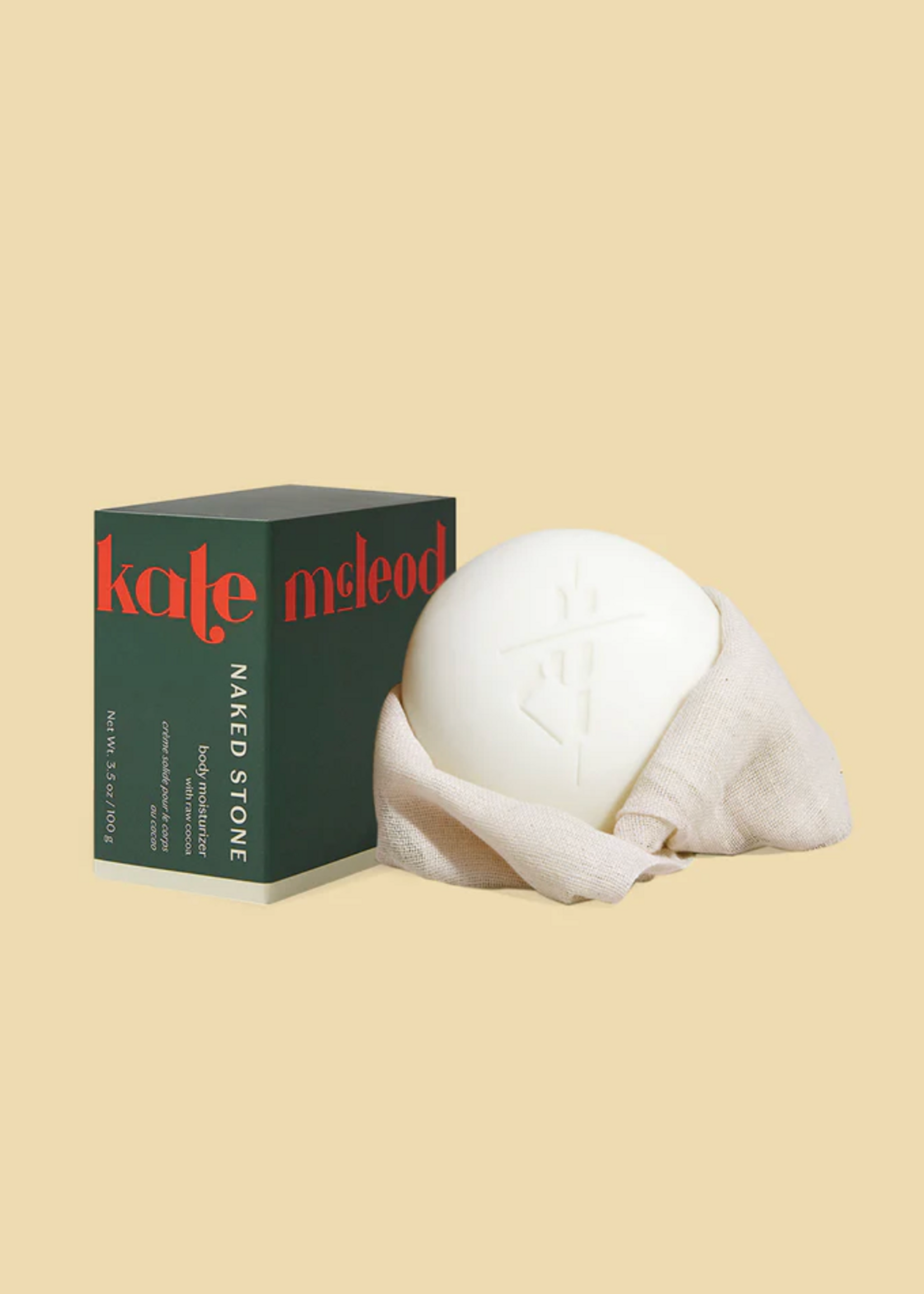 Kate McLeod Naked Stone Lotion Bar Refill