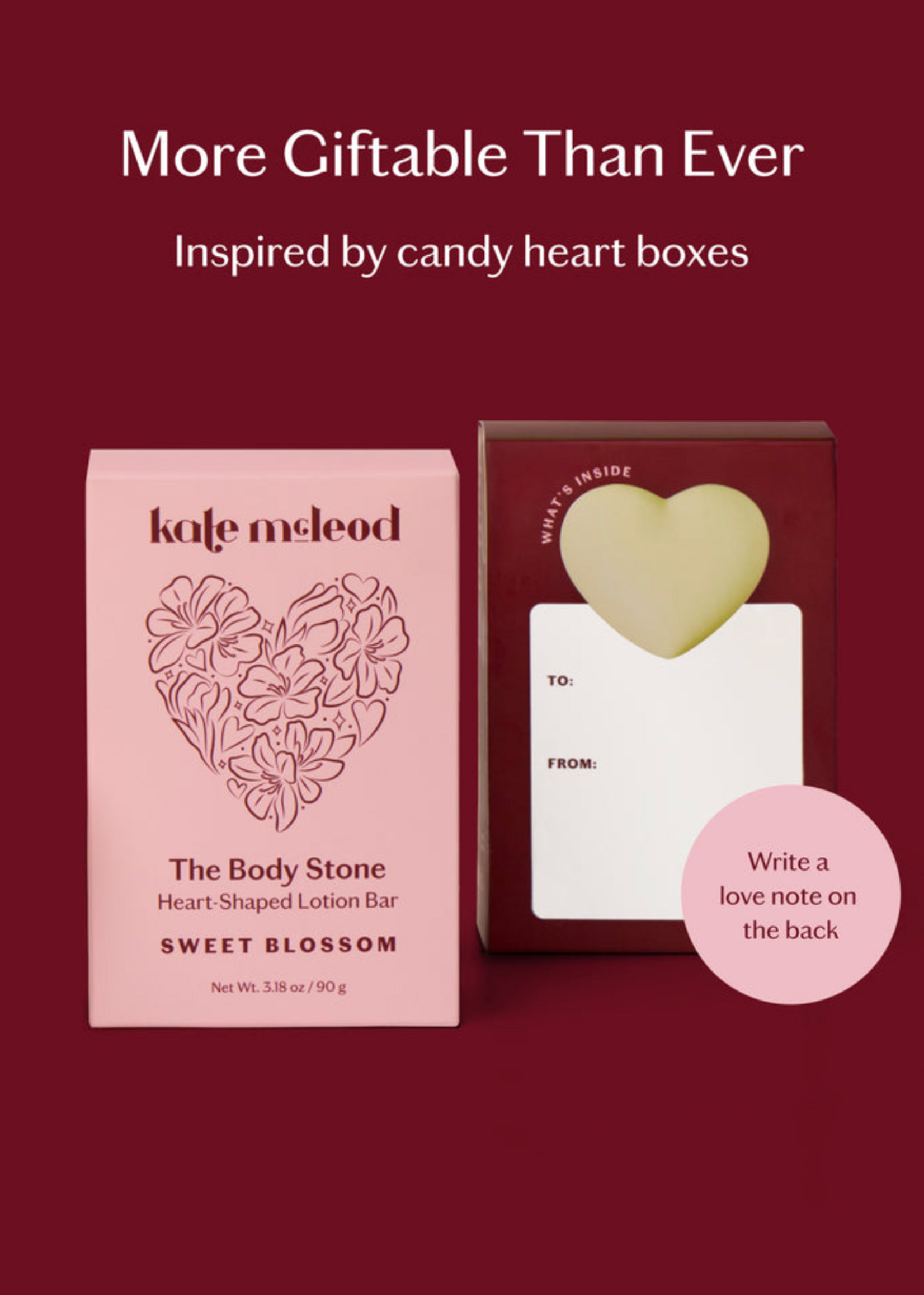 Kate McLeod Sweet Blossom Deep Moisturizing Lotion Bar