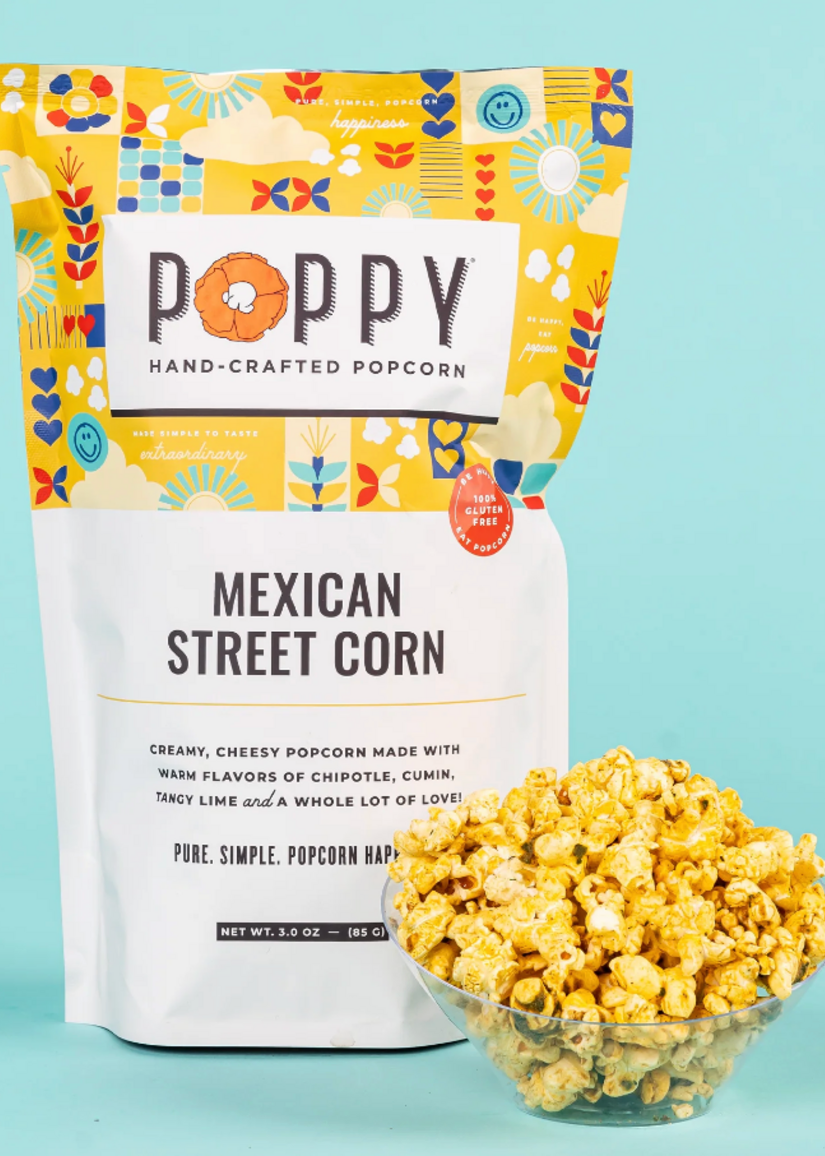 Poppy Handcrafted Popcorn Mexican Street Corn Market Bag