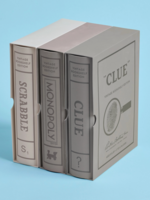 WS Game Company Scrabble, Monopoly, Clue Vintage Bookshelf Assortment