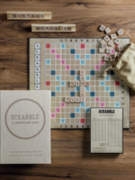 WS Game Company Scrabble Vintage Bookshelf Edition