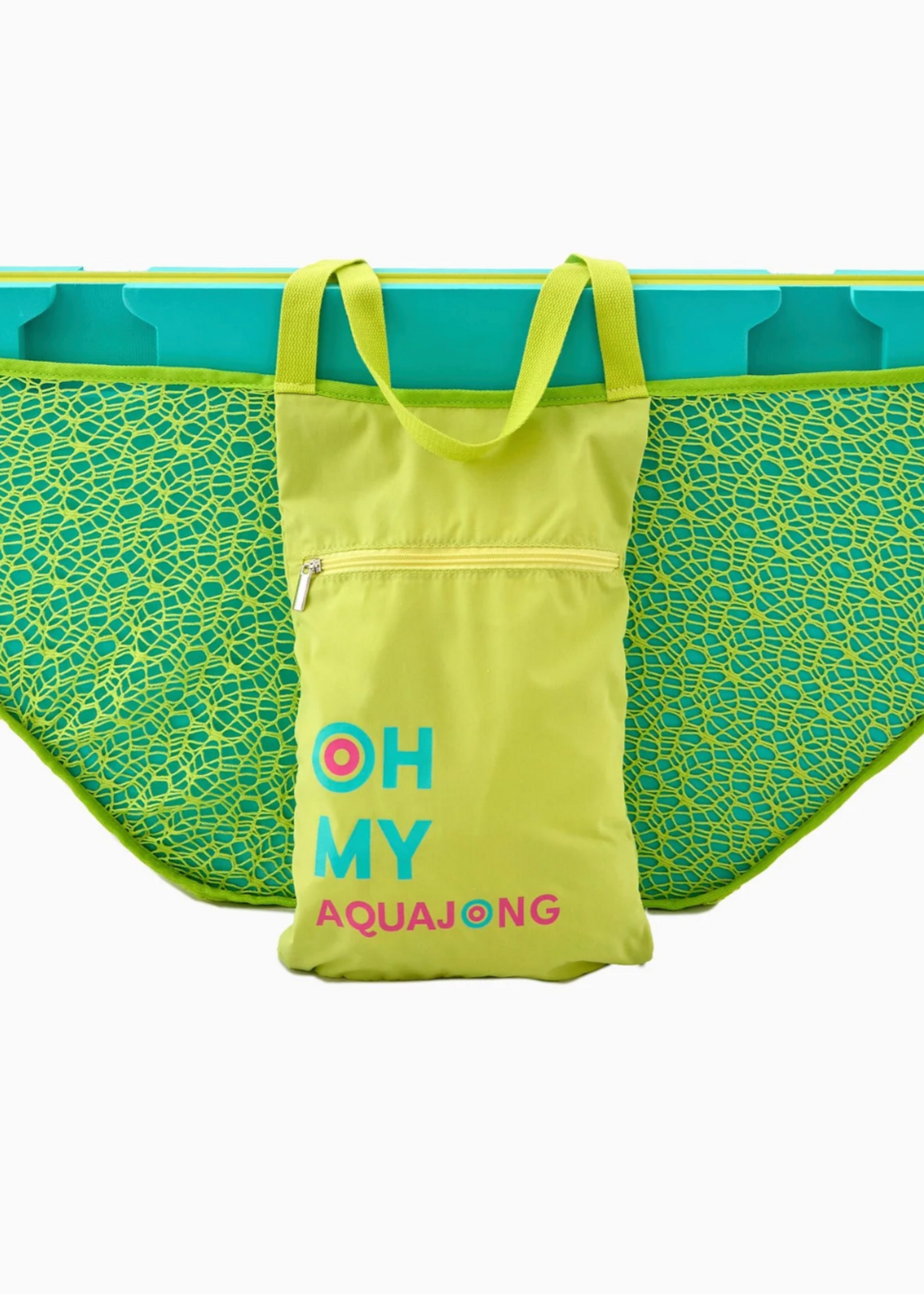 Oh My Mahjong Green Aqua Jong Pool Mat