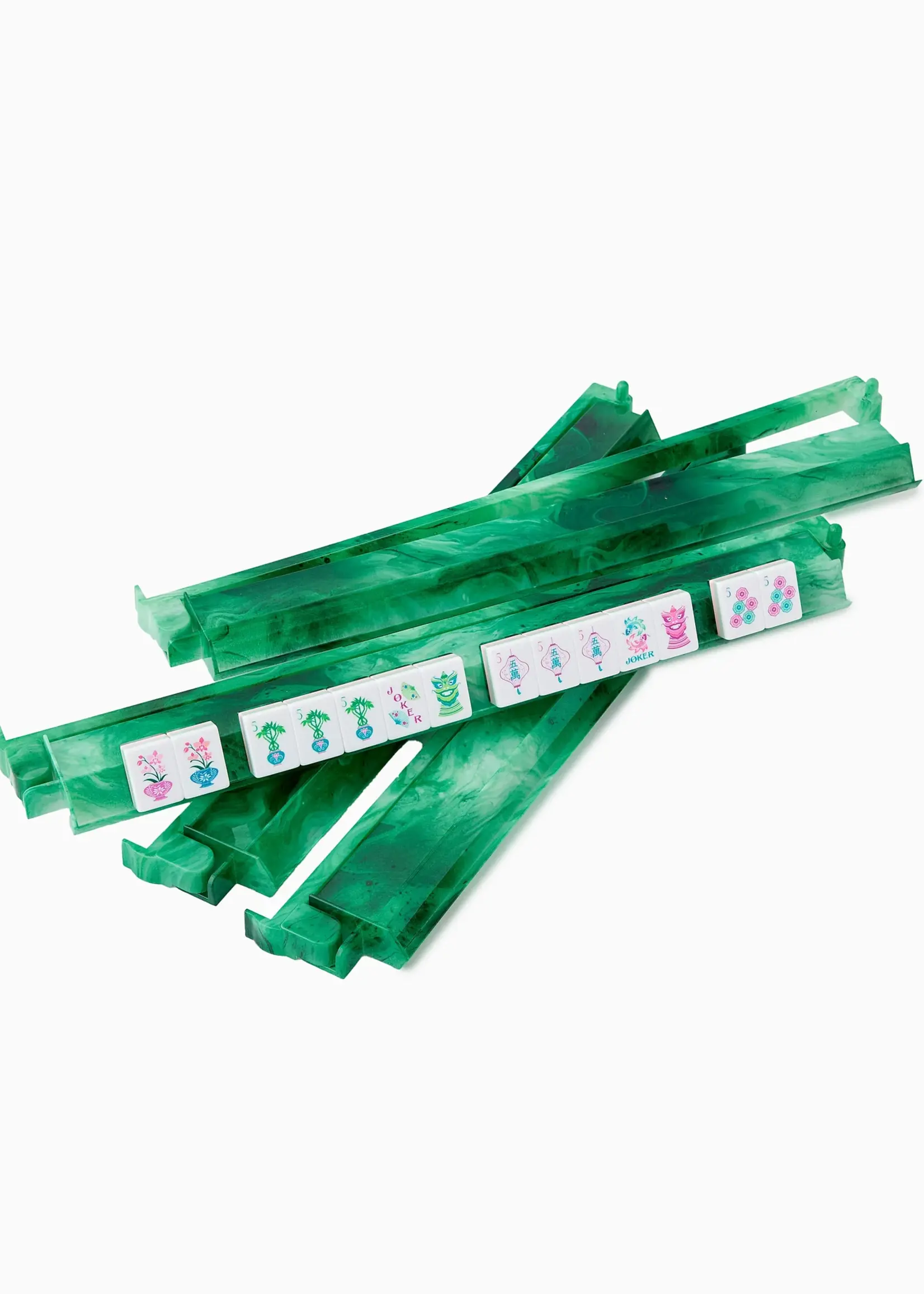 Oh My Mahjong Acrylic Rack and Pusher Set : Agate