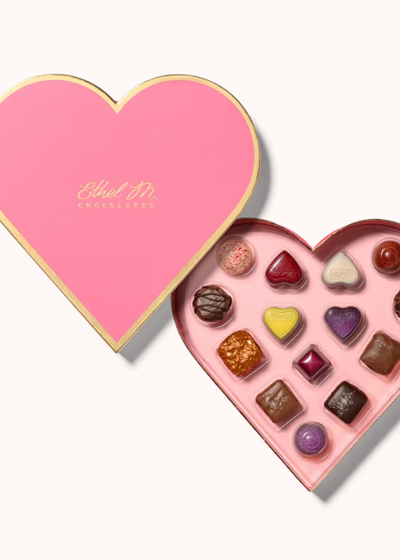 Ethel M Chocolates Valentine Small Heart 14pc