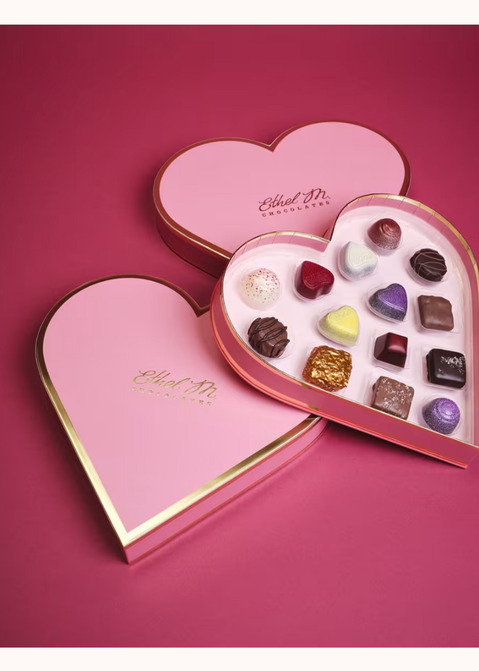 Ethel M Chocolates Valentine Small Heart 14pc