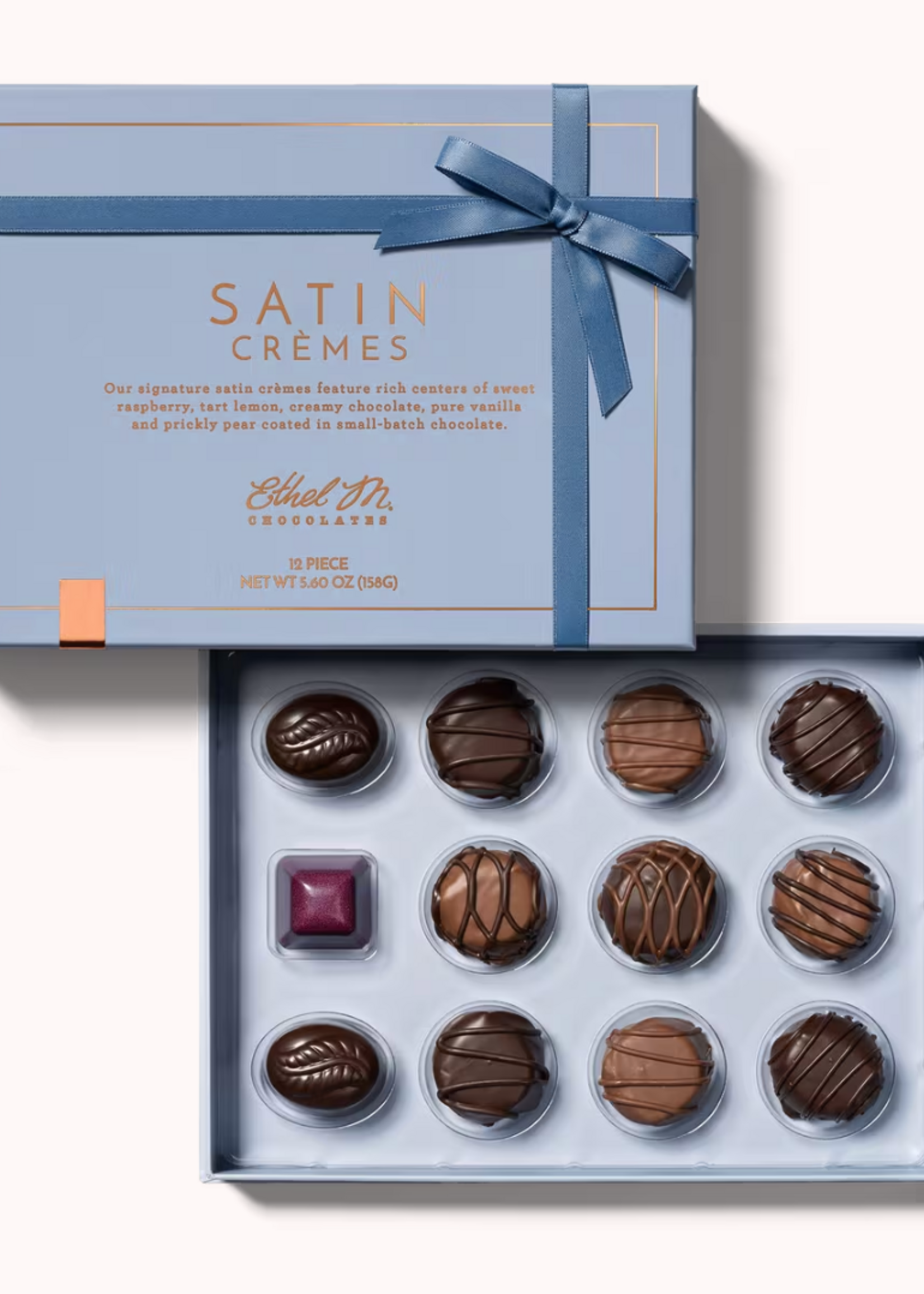 Ethel M Chocolates Satin Creme Collection 12pc