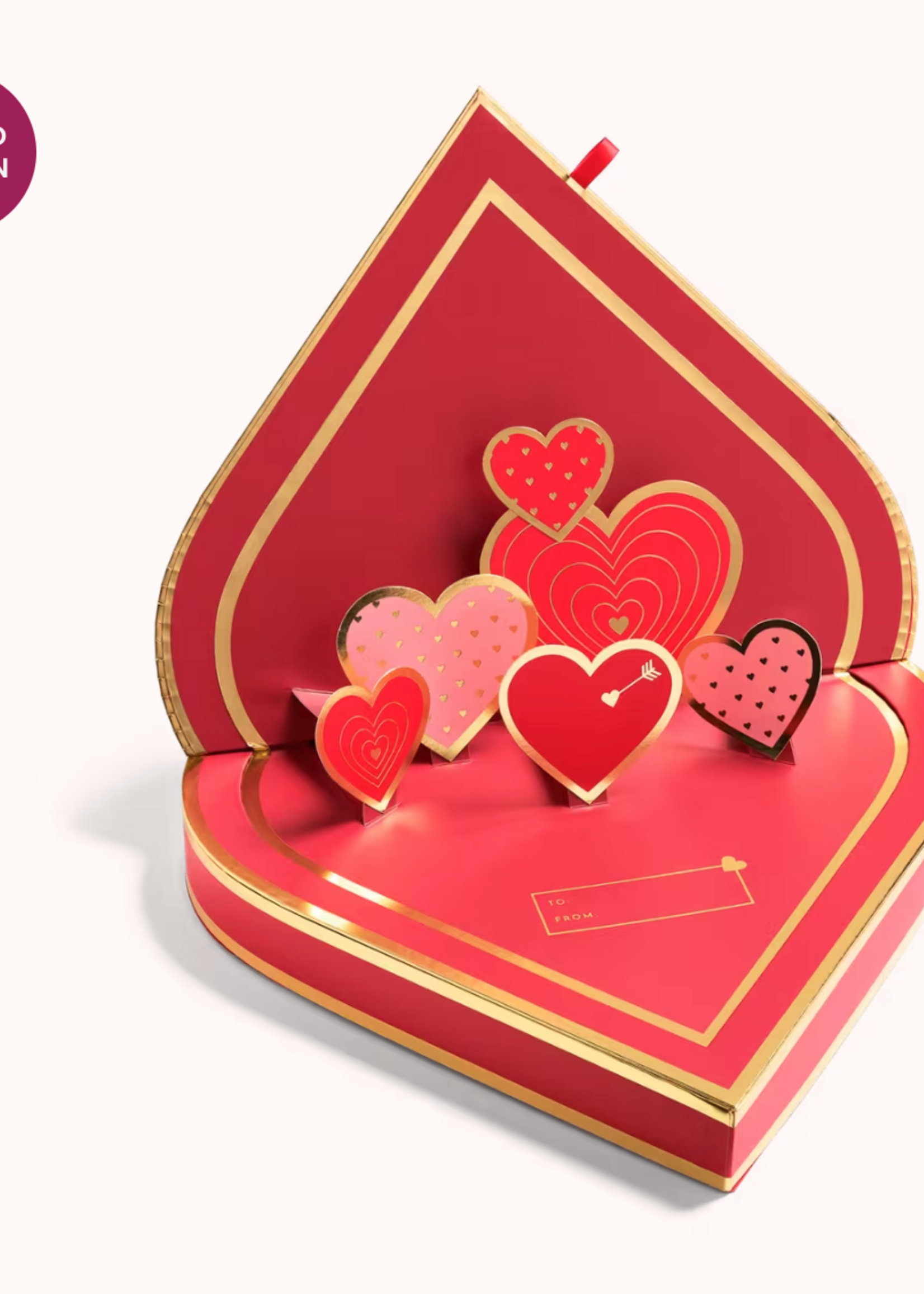 Ethel M Chocolates Valentine Large Heart 28pc