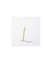 Vietri Papersoft Initial Cocktail : L