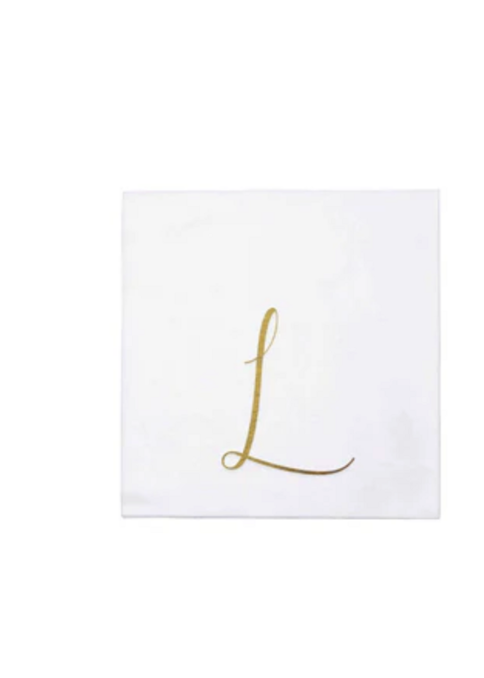 Vietri Papersoft Initial Cocktail : L