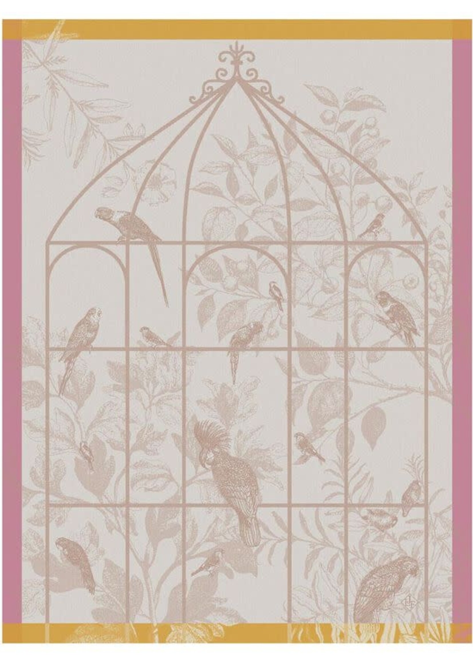 Le Jacquard Francais SONATE PINK TEA TOWEL 24" x 31"