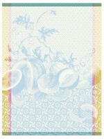 Le Jacquard Francais ECLATS DU MIDI FRAÎCHEUR BLUE TEA TOWEL 24"  x 31"