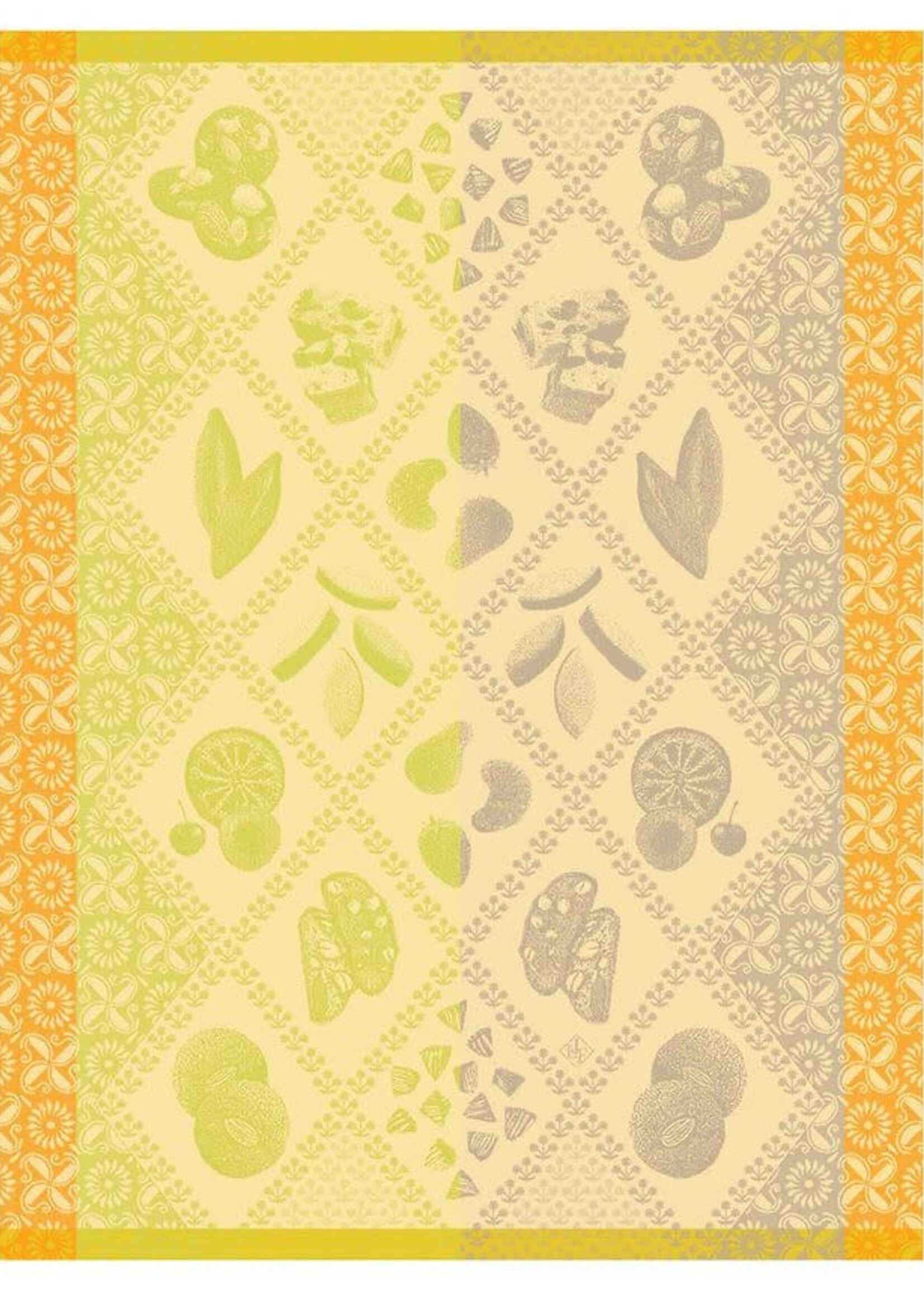Le Jacquard Francais ECLATS DU MIDI DOUCEUR GREEN TEA TOWEL 24" x  31"