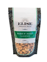 Elise Artisan Nuts Herb n' Nuts Cashews 12 oz. Bag