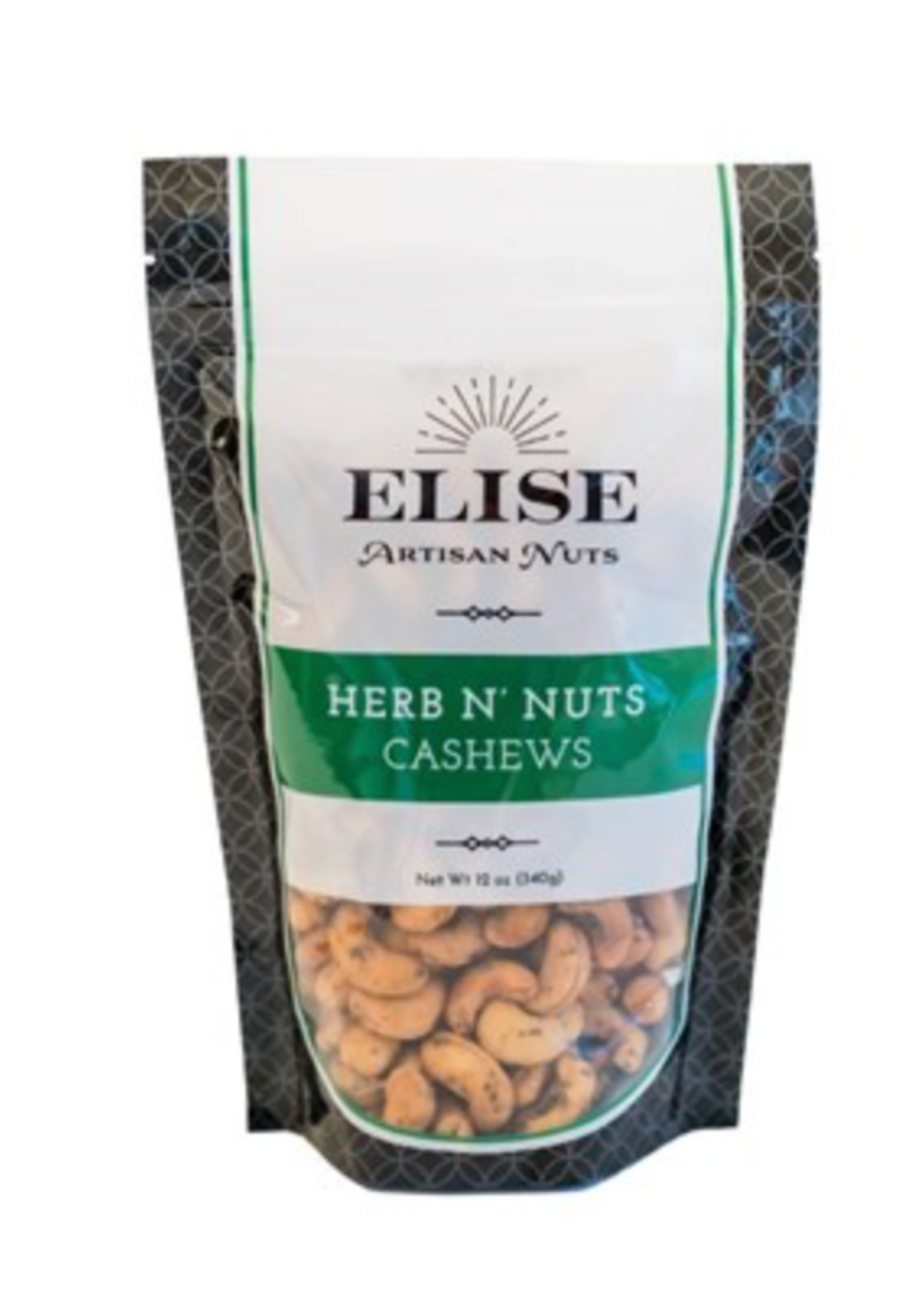 Elise Artisan Nuts Herb n' Nuts Cashews 12 oz. Bag