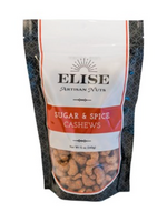 Elise Artisan Nuts Sugar & Spice Cashews 12 oz. Bag